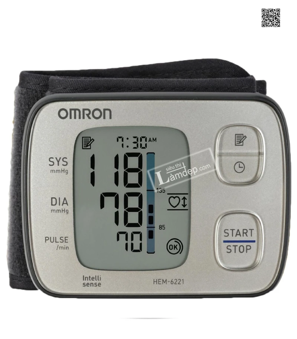 Máy đo huyết áp Omron HEM 6121 (Đo Cổ Tay)