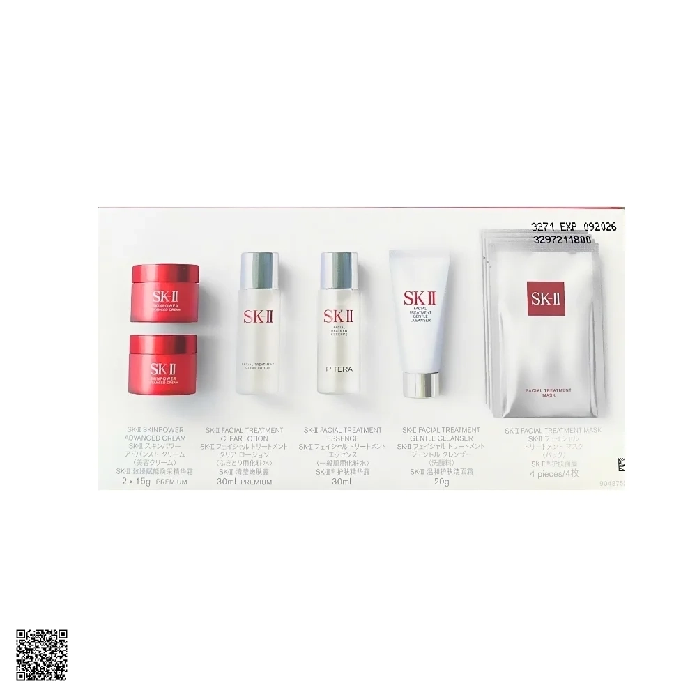 SK-II Beauty Travel Kit - Set Dưỡng Da Mini 9 Món Kèm 4 Mặt Nạ