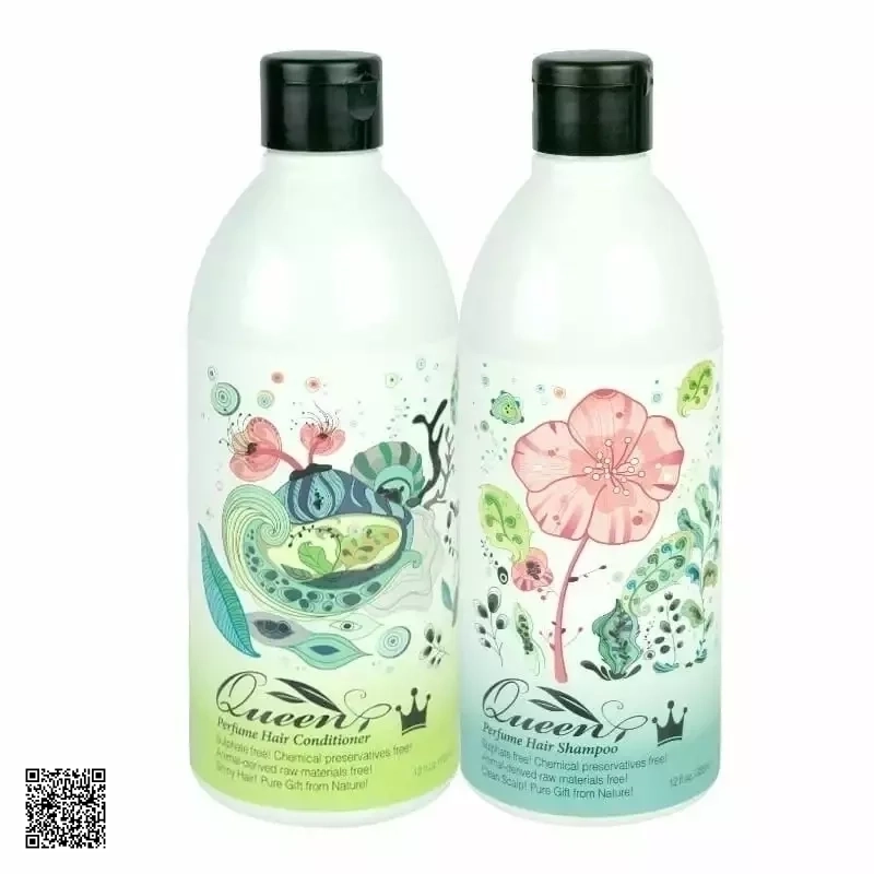 Bộ Dầu Gội, Dầu Dưỡng Trị Rụng Tóc Từ Nhân Sâm Queen Perfume Hair Hàn Quốc