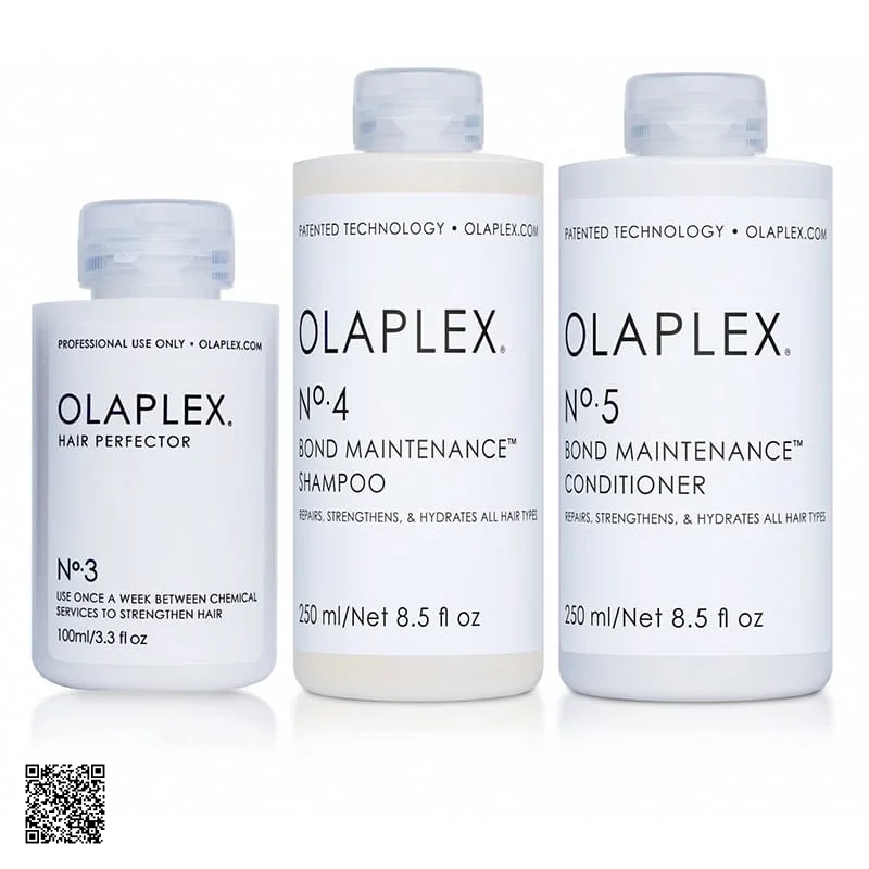 Olaplex No.3 - No.4 - No.5 - Bộ 3 Sản Phẩm Phục Hồi Tóc Hư Tổn Từ Mỹ