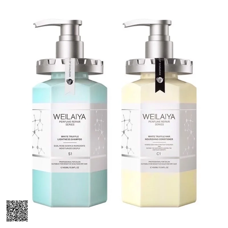 Weilaiya White Truffle Lightness Shampoo + Hair Nourishing Conditioner - Bộ Dầu Gội Xả Phục Hồi Đa Tầng Nấm Truffle
