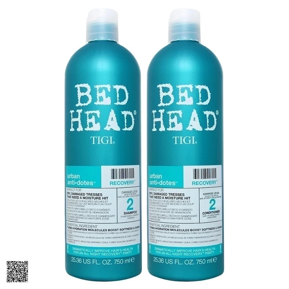 Tigi Urban Antidotes - Bộ Dầu Gội Xả Phục Hồi Tóc Hư Tổn Tigi Số 2