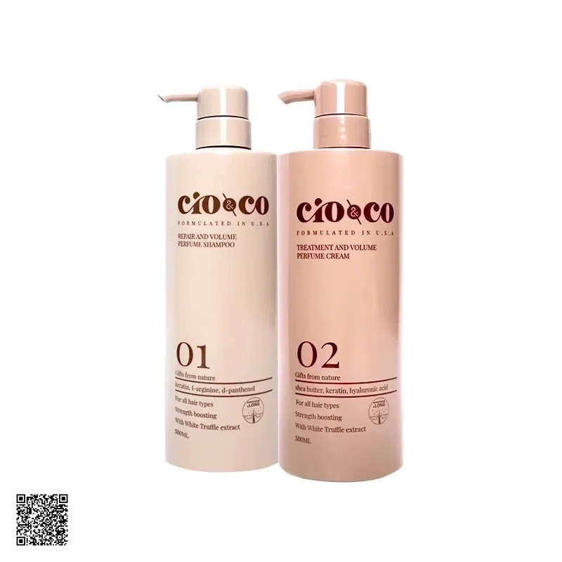 CioCo Repair And Volume Perfume - Bộ Dầu Gội Xả Phục Hồi Và Mọc Tóc (500ml)