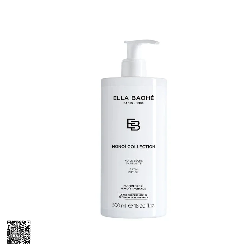 Ella Bache Monoi Collection Satin Dry Oil - Dầu Khô Dưỡng Tóc Óng Mượt, Mịn Da (Mặt/Body/Tóc) (500ml)