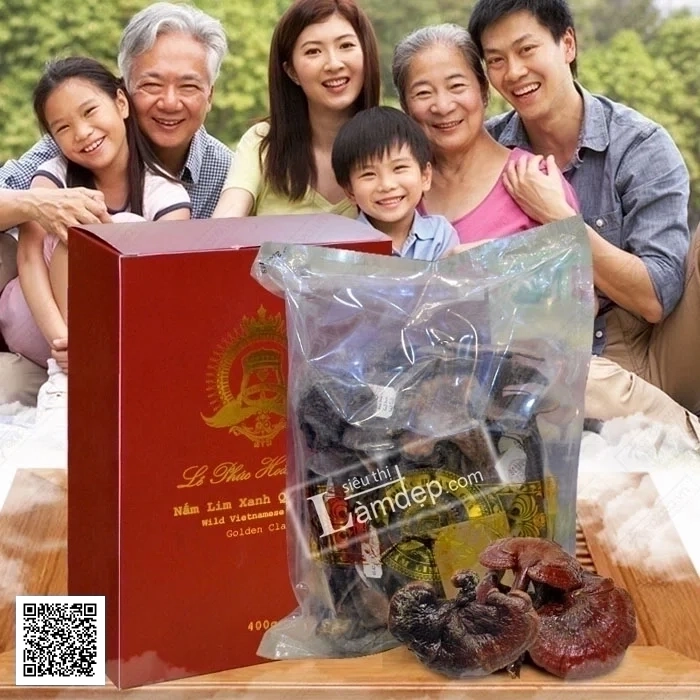 Nấm Lim Xanh Lê Phúc Hoàng Gia Golden Class Quảng Nam 400gr