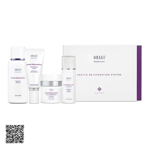 Bộ Sản Phẩm Trẻ Hóa Da Dành Cho Da Nhạy Cảm Obagi Gentle Rejuvenation System
