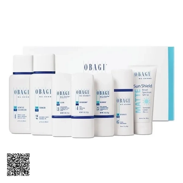 Bộ Sản Phẩm Trị Nám Dành Cho Da Khô Obagi Nu-Derm Transformation Kit Norm-Dry