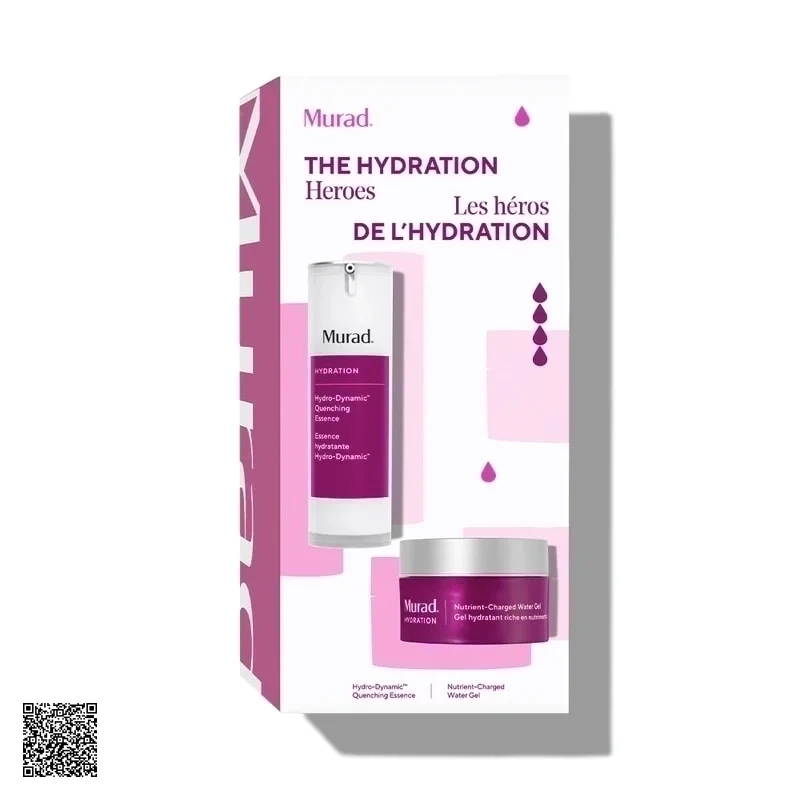 Combo Serum Dưỡng Ẩm Murad Hydro-Dynamic Quenching Essence và Gel Dưỡng Ẩm Murad Nutrient-Charged Water Gel Fullsize