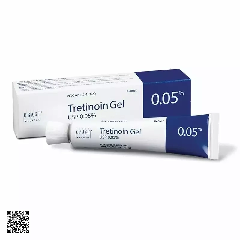Obagi Tretinoin Gel 0.05% - Gel Giảm Mụn Trẻ Hóa Da