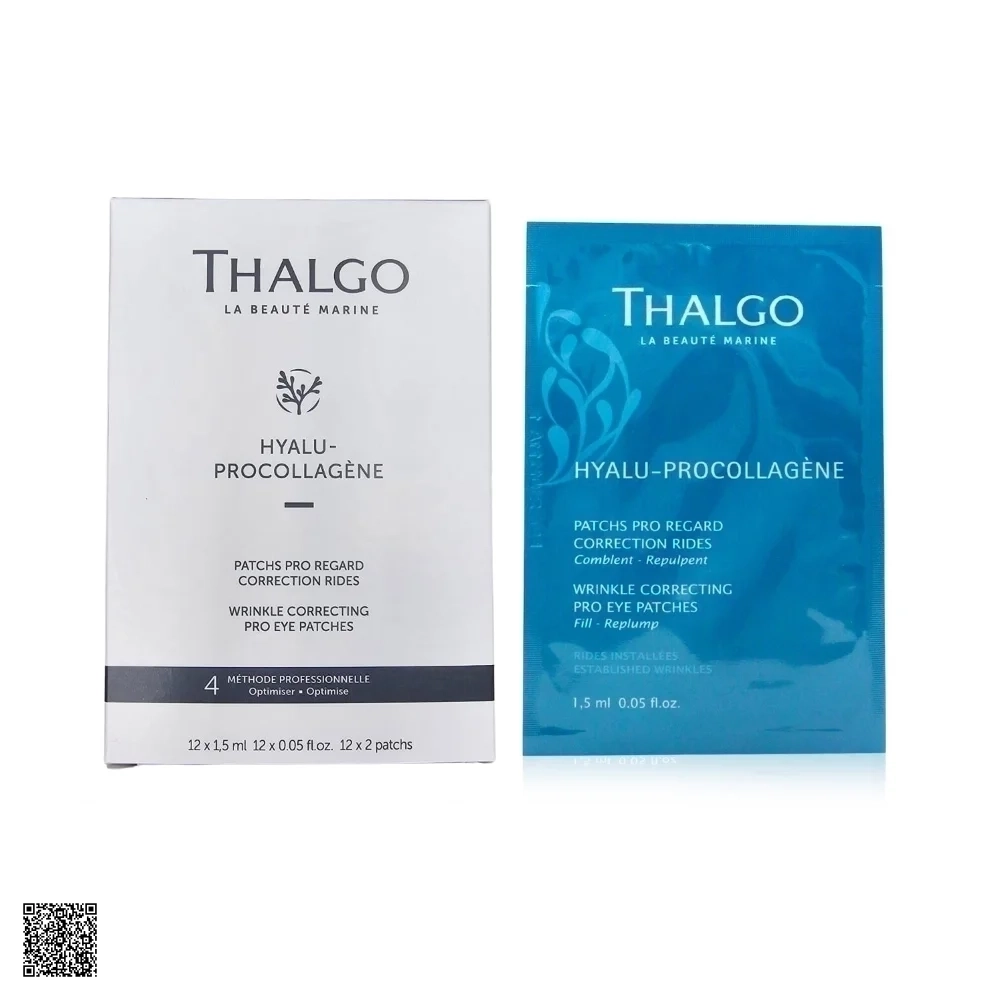 Thalgo Wrinkle Correcting Pro Eye Patches - Mặt Nạ Làm Đầy Nếp Nhăn Vùng Mắt (Hộp 24 Miếng)