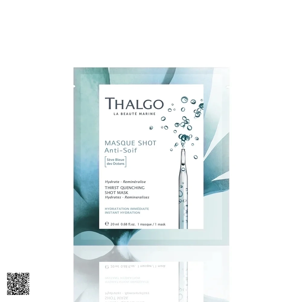 Thalgo Thirst Quenching Shot Mask - Mặt Nạ Cấp Nước Và Bù Khoáng