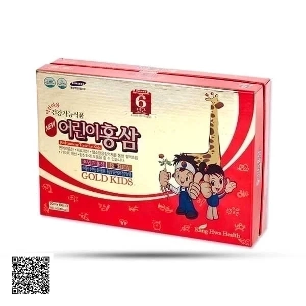 Nước Hồng Sâm Baby Hươu Cao Cổ Kanghwa Red Ginseng Tonic For Kids (20ml x 30 gói)