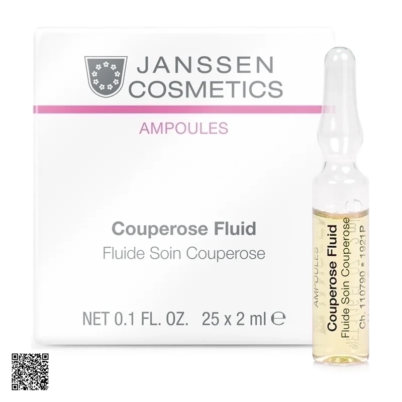 Tinh Chất Trị Vỡ Mao Mạch Janssen Ampoules Couperose Fluid (25 ống x 2ml)