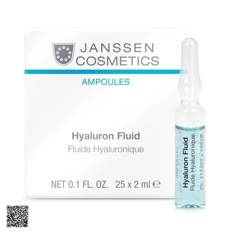 Tinh Chất Cấp Ẩm Cho Da Janssen Ampoules Hyaluron Fluid (25 ống x 2ml)