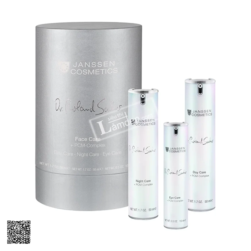 Bộ Sản Phẩm Dưỡng Da Chống Lão Hóa Janssen Luxury (Daycare + Night Care + Eye Care PCM Complex)