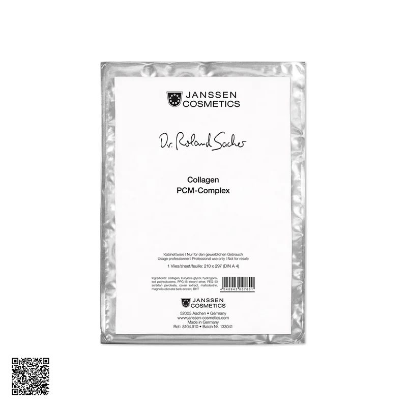 Mặt Nạ Collagen Chống Lão Hóa Janssen Collagen Fleece Mask PCM-Complex