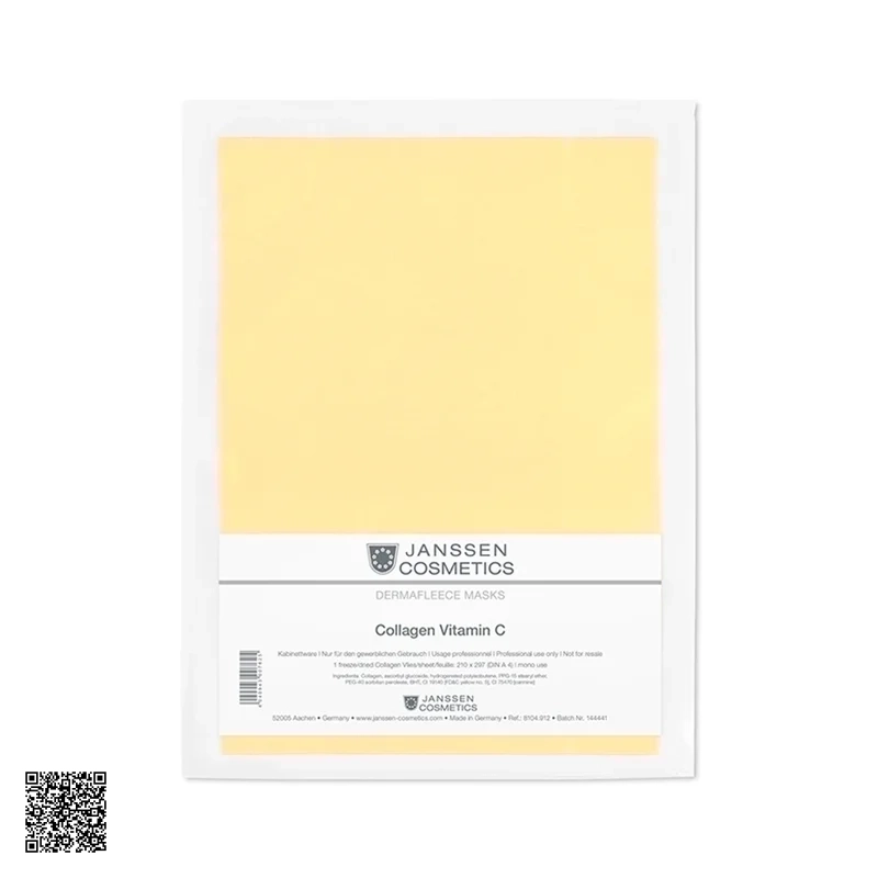 Mặt Nạ Collagen Vitamin C Cho Da Lão Hóa Janssen Dermafleece Masks Collagen Vitamin C