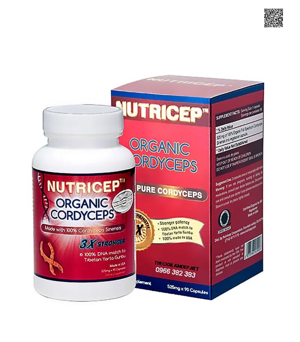 Đông Trùng Hạ Thảo Nutricep Organic Cordyceps - Kỳ Duyên House