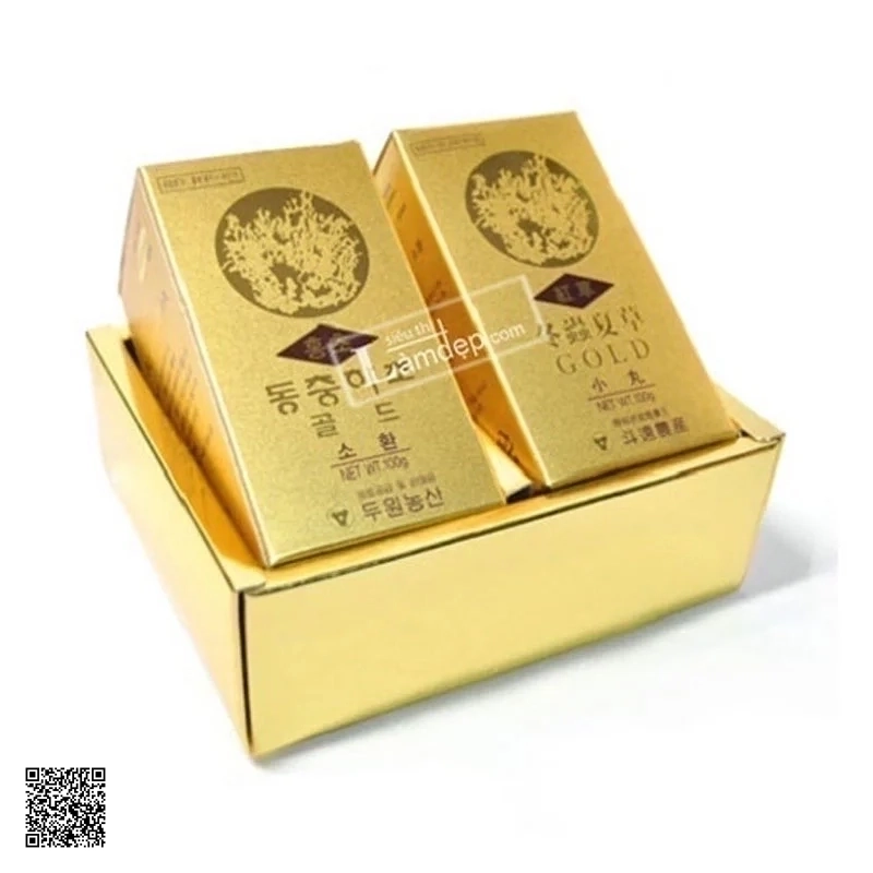 Viên Đông Trùng Hạ Thảo Hàn Quốc Bio Apgold (100g x 2 lọ)
