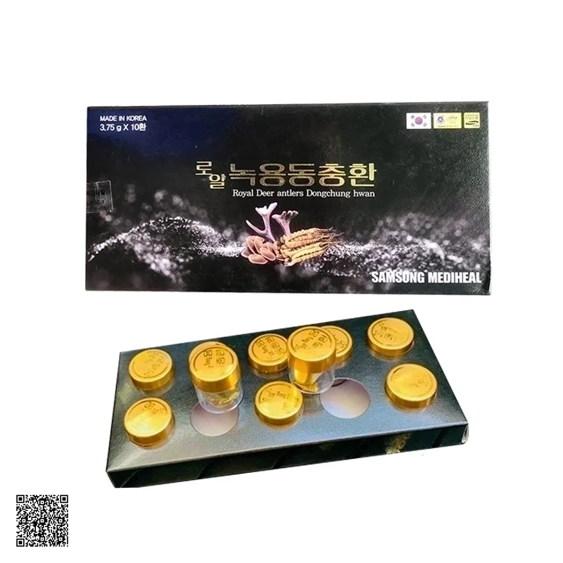 Viên Đông Trùng Hạ Thảo Nhung Hươu Hoàng Gia Nội Địa Samsung Mediheal 10 Viên