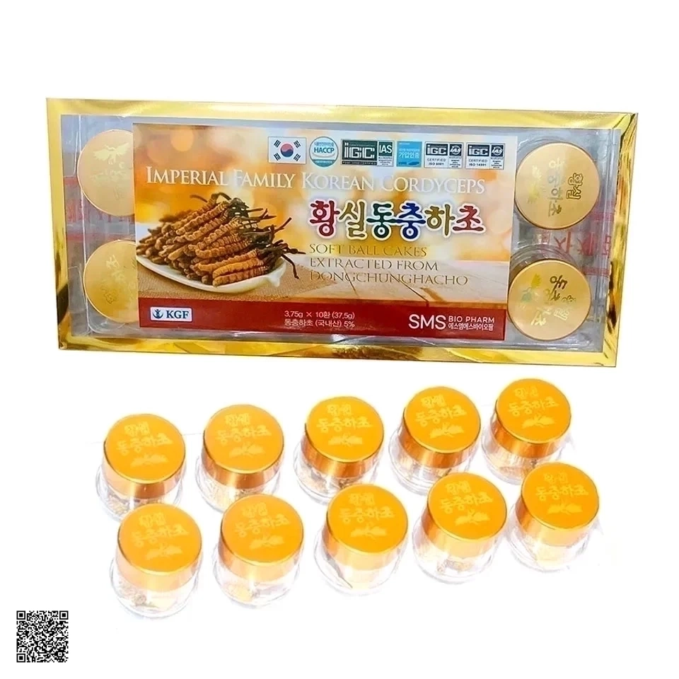 Viên Hoàn Đông Trùng Hạ Thảo SMS Bio Pharm Imperial Family Korean Cordycepts