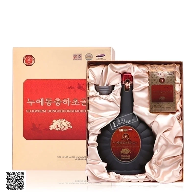 Nước Đông Trùng Hạ Thảo Bio Apgold Silkworm Dongchoonghacho Gold 900ml
