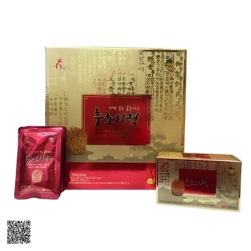 Nước Đông Trùng Hạ Thảo KGS Korean Cordyceps Militaris Liquid (50ml x 30 gói)