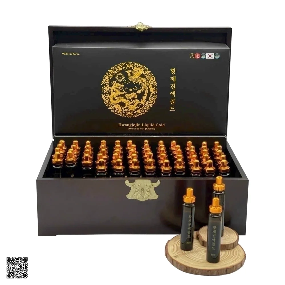 Nước Chiết Xuất Đông Trùng Hạ Thảo Hoàng Đế Hwangjejin Liquid Gold (60 ống x 20ml)