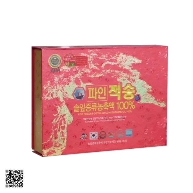 Viên Tinh Dầu Thông Đỏ Chính Phủ Pine Jeok Song Pine Needle Distilled Concentrate Oil 100%