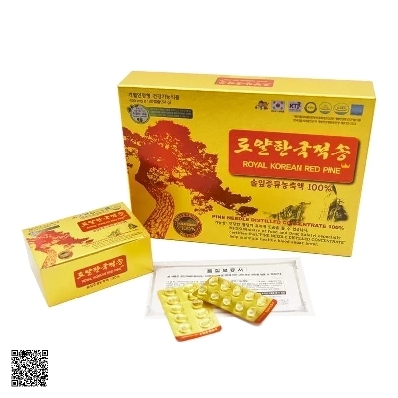 Tinh Dầu Thông Đỏ Hoàng Gia Royal Korean Red Pine Hàn Quốc