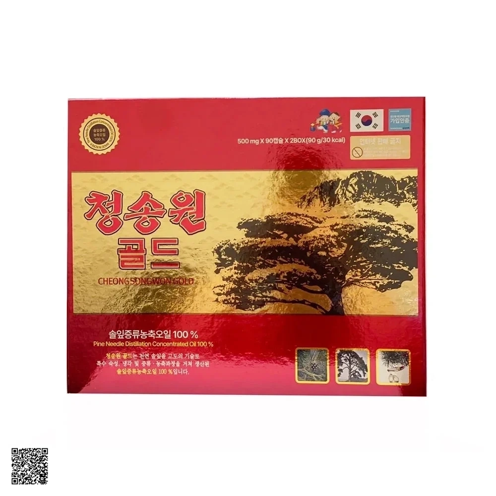 Viên Tinh Dầu Thông Đỏ Samsung Bio Pharm Cheong Song Won Gold Hàn Quốc