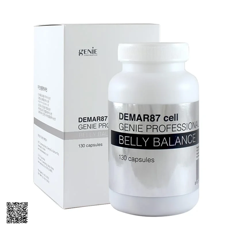 Genie Demar87 Cell Professional Belly Balance Viên Uống Hỗ Trợ Tan Mỡ Bụng