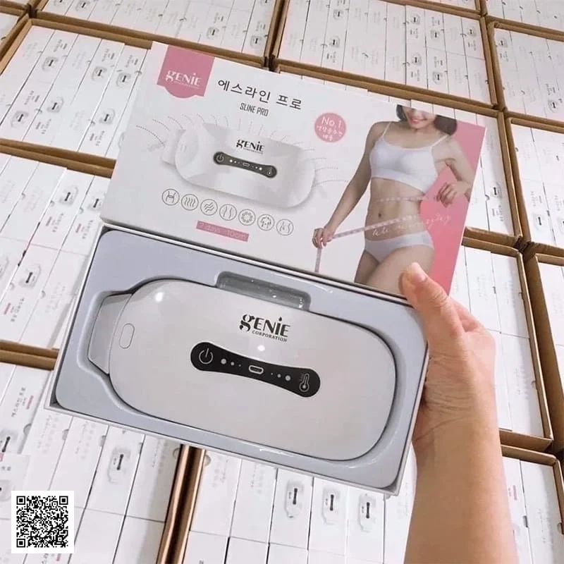 Genie Sline Pro Đai Massage Hỗ Trợ Tan Mỡ Bụng Hàn Quốc