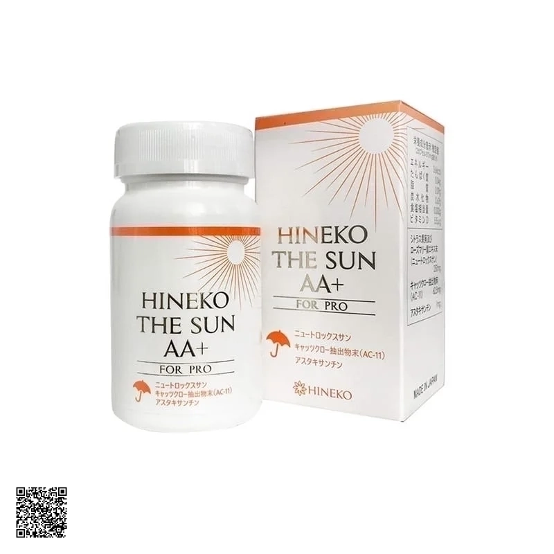 Viên Uống Chống Nắng Hineko The Sun AA+ For Pro Nhật Bản