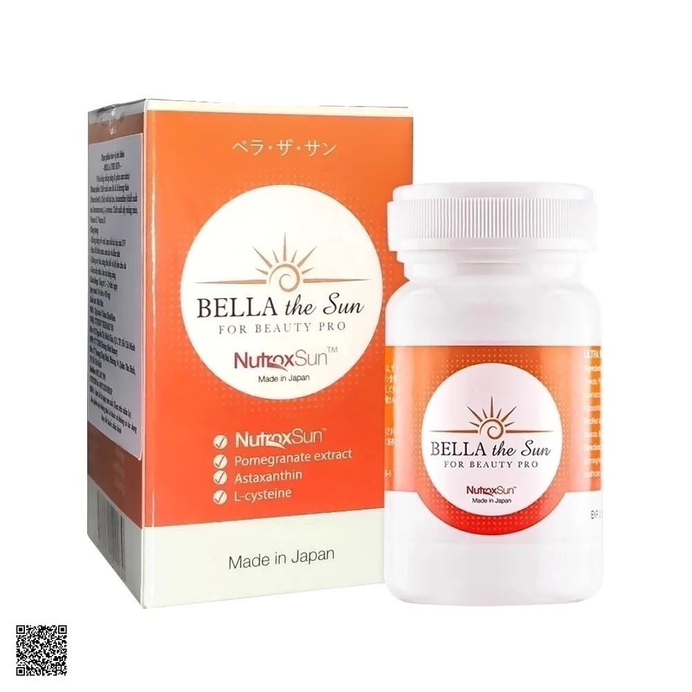Bella The Sun For Beauty Pro Viên Uống Chống Nắng, Trắng Da Nhật Bản
