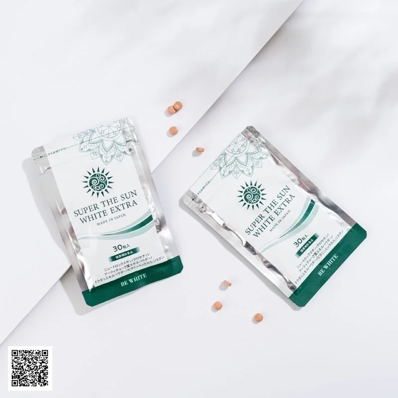 Viên Uống Chống Nắng Be White Super The Sun White Extra Nhật Bản
