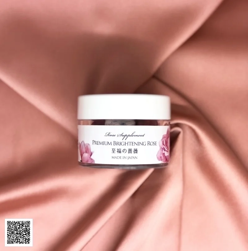 Rose Supplement Premium Brightening Rose Viên Uống Tạo Hương Thơm Tự Thân, Sáng Da