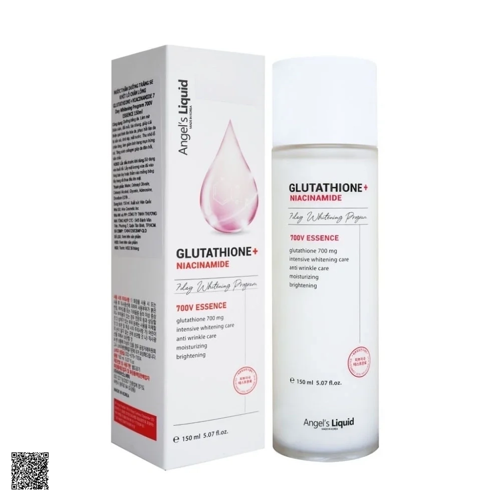 Angels Liquid 7 Day Tone Up Whitening Program Glutathione Treatment Essence - Nước Thần Dưỡng Trắng Da