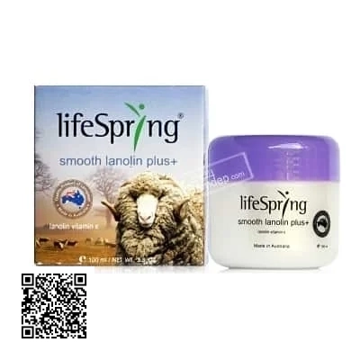 Kem Dưỡng Ẩm Mỡ Cừu LifeSpring Smooth Lanolin Plus +RRP
