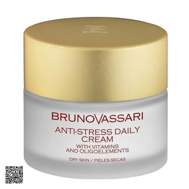Bruno Vassari Anti Stress Daily Cream Dry Skin - Kem Dưỡng Ẩm Làm Dịu Da