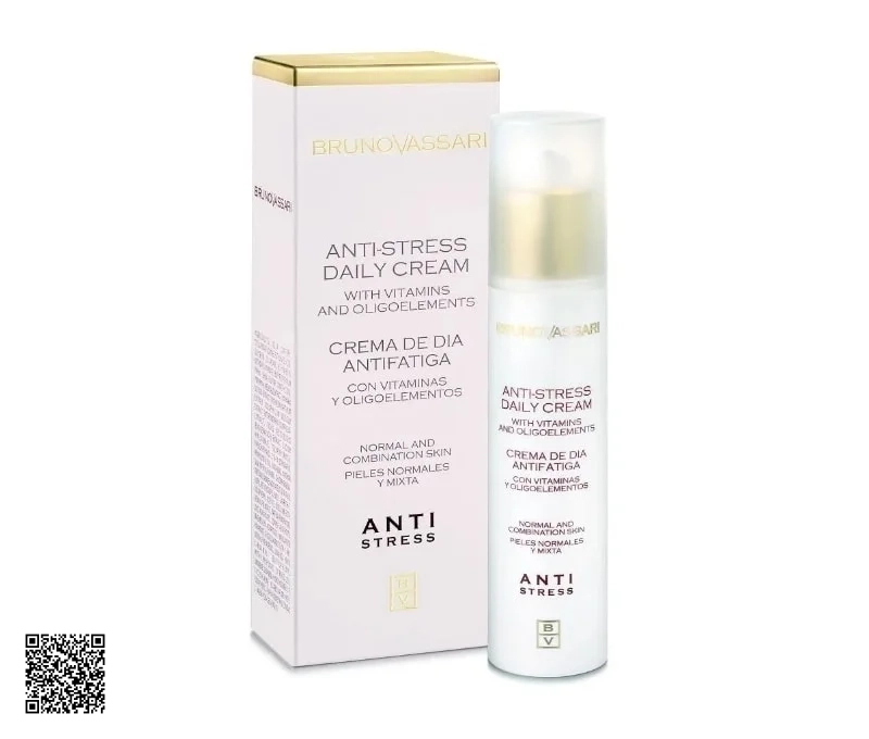 Bruno Vassari Anti Stress Daily Cream Normal Mixta - Kem Dưỡng Ẩm Làm Dịu Da