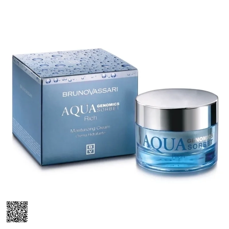 Bruno Vassari Aqua Genomics Sorbet Rich - Kem Dưỡng Ẩm Cho Da Khô (50ml)