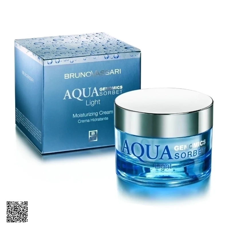 Bruno Vassari Aqua Genomics Sorbet Light - Kem Dưỡng Ẩm Cho Da Dầu