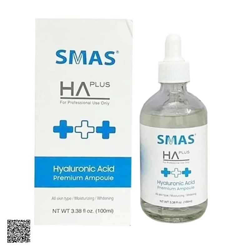 Smas HA Plus Hyaluronic Acid Premium Ampoule - Tinh Chất Cấp Nước