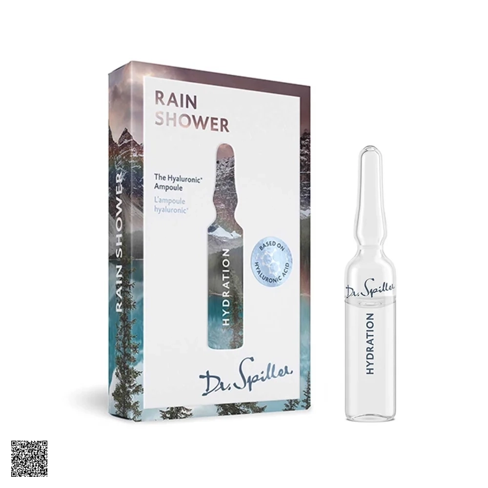 Dr.Spiller Rain Shower Hydration The Hyaluronic Ampoule - Tinh Chất Cấp Ẩm Cho Da Khô (7 Ống x 2ml)