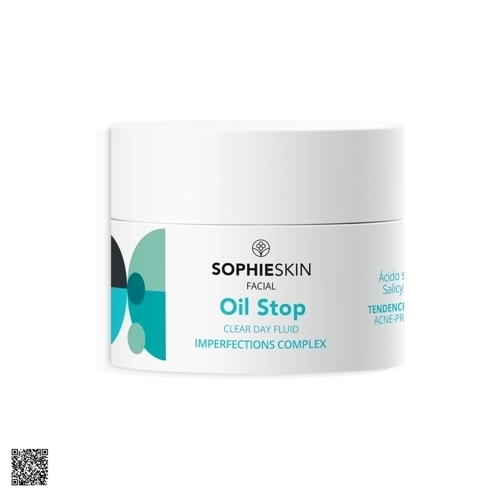 Sophieskin Oil Stop Clear Day Fluid - Kem Cấp Ẩm, Giảm Nhờn Mụn