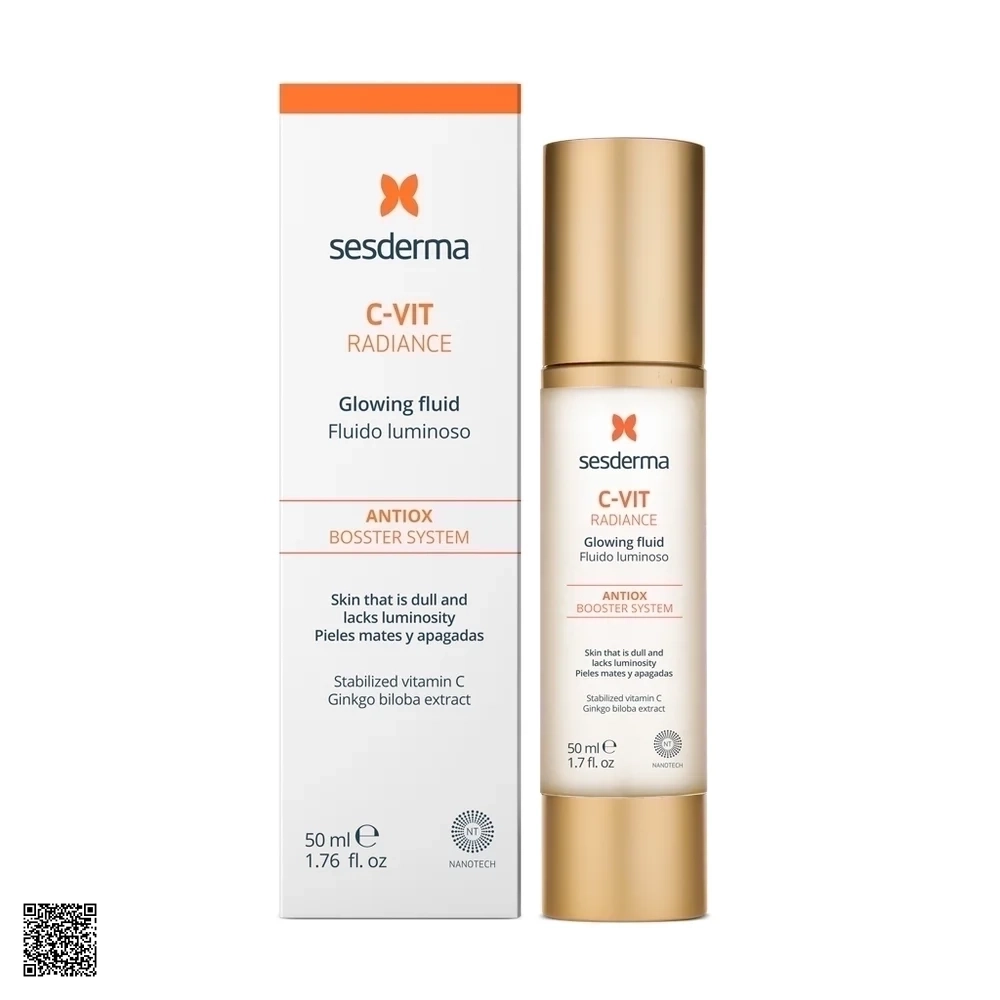 Sesderma C-VIT Radiance Glowing Fluid - Sữa Dưỡng Ẩm Cho Da Dầu