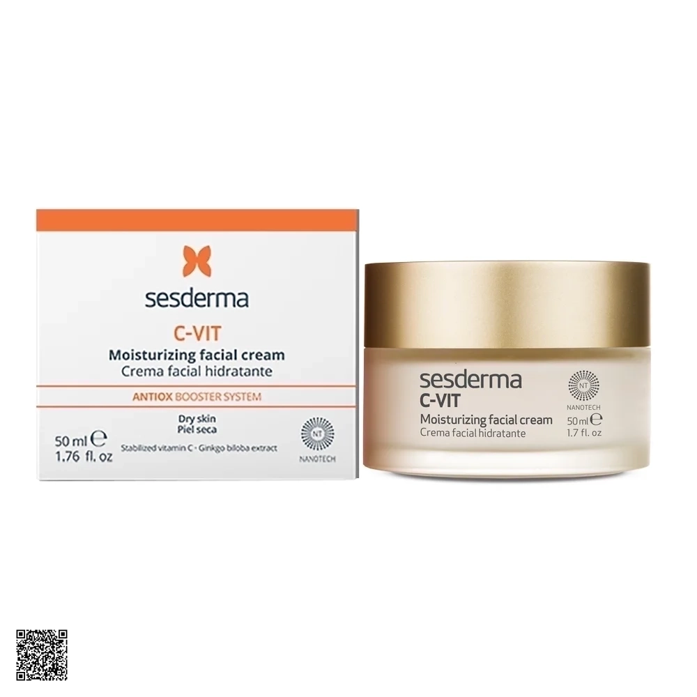 Sesderma C-VIT Moisturizing Facial Cream - Kem Dưỡng Ẩm, Sáng Da