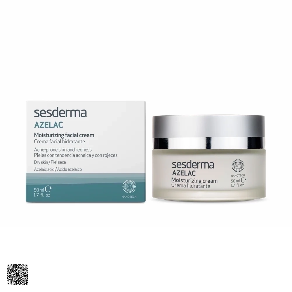 Sesderma Azelac Moisturizing Facial Cream - Kem Dưỡng Ẩm Giảm Đỏ Chống Tăng Sắc Tố