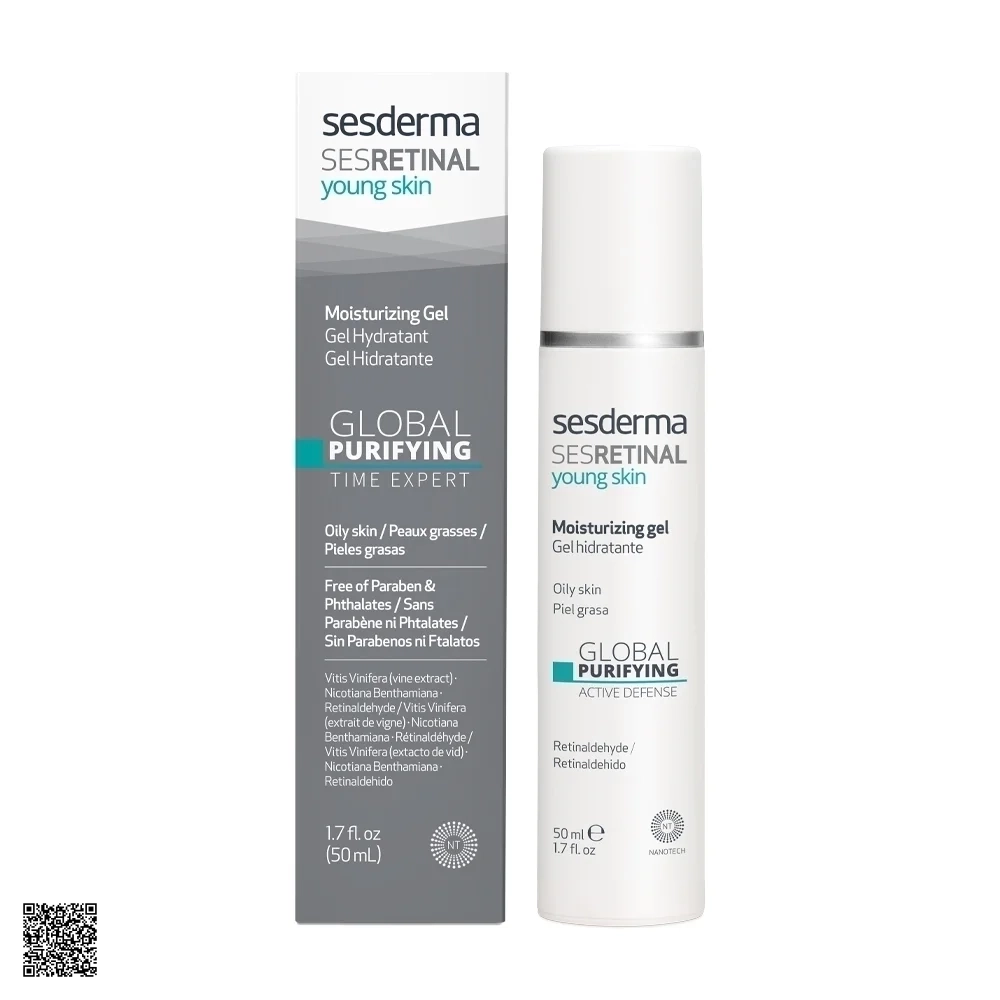Sesderma Sesretinal Young Skin Moisturizing Gel - Gel Dưỡng Ẩm, Ngừa Mụn Tái Phát